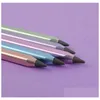 Pencils Wholesale Everlasting Pencil Magic Inkless Metallic Aluminum Pen Replaceable Graphite Nib Creative Party Favor Writing Ding Dr Dhoha