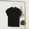 Mulheres Camisetas Miyake Plissado Tops Mulheres 2024 Verão Mangas Curtas Meia Turtleneck Tofu Elastic Outerwear All-Match T-shirt para