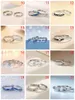 Cluster Rings 2Pcs Silver Plated Planet Couple For Women Romantic Day Moonstone Ring Lover Engagement Banquet Jewelry Dating Gifts 2024