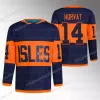 Hot Custom Islanders 2024 Stadium Series-truien Ilya Sorokin Brock Nelson Bo Horvat Mathew Barzal Noah Dobson Pelech Anders Lee Josh Bailey Jean-Gabriel Pageau