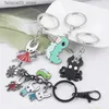 Keychains Lanyards Hollow Knight Metal Characters KeyChain Knight Octopus Grub Hornet Pendant Key Chain for Women Men Key Holder Jewelry Q240201