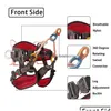 Climbing Harnesses Outdoor Half Safety Belt Protection Equipment With Front Bridge And 360 Degree Swivel Connector 231021 Drop Delive Dhl8I