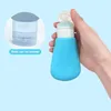 Storage Bottles 90ml Portable Sub-Bottling Lotion Squeeze Tube Silicone Travel Refillable Bottle Shampoo Container