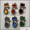 Charms Charms Natural Stone Cat Kształt Kształt Kształt do majsterkowania biżuterii wytwarzają hurtową dostawę 2021 Odkrycia Komponenty DHSELLER2010 DHKOA