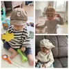 Zomer Baby C Brief Cap Kids Jongens Meisjes Verstelbare Baseball Caps Zachte Kinderen Pet geboren Baby Zonnehoed motorkap 240123