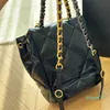Кожаный классический женский дизайнерский рюкзак с серийным номером, модная мини-женская сумка на плечо, женская сумка на толстой цепочке