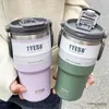 Thermoses TYESO Stainless Steel Double-layer Coffee Cup Cold And Hot Car Mug Vacuum Flask Travel Thermos Bottle Portable Car Water Bottle