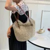 Shoulder Bags New ollow monofilament woven bag fasion one-soulder straw paper rope leisure female beacH2421