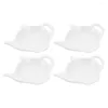 TEA TRAYS 4 PCS CERAMISK PÅ PAG SBACER BAKS SNACK PLATE TRAY CERAMICS CONTAINERS FÖR