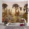 Tapestries Tapestry Decoration Cactus Plant Flower Home Bedroom Sofa Background Cloth