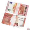 Other Festive & Party Supplies Other Festive Party Supplies Realistic Prop Money British Paper Pound Eu Copy 100Pcs Pack Nightclub Mov Dhwkh