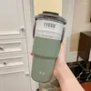 ウォーターボトル900mlコーヒーカップTyeso Thermos Bottle 304ステンレス鋼二重層断熱コールドアンドカートラベルマグ掃除機フラスコ