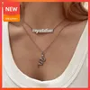 Pendant Necklaces Reputation Stainless Steel Necklace Snake For Women Music Lover Gift Fashion Jewelry Accessories 2024