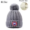 Nytt mode populärt stickat hatt lyxig mössa mössa vinter unisex broderade ull blandade hattar g-2 m-18