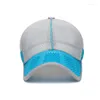 Ball Caps Kagenmo Outdoor Zonnebrandcrème Schaduw Kind Hoed Zomer Mesh Baseball Cap Mode Cool Jeugd Jongen En Meisje 48-52cm