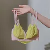 BHs Sets Light Nude Feel Cup Texture Spitze Große Größe Unterwäsche Atmungsaktive Bequeme Damen Dessous Höschenanzug