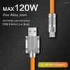 Super Fast Charging Cable 180° Rotatable Silicone For Huawei Apple Xiaomi Android Phone Game Elbow