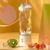 محمولة Juicer Blender IPX7 Fruit Fruit USB قابلة للشحن 600 مل كأس عصير كبير للرياضة 240127