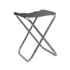 Mobilier de Camp chaise de Camping en plein air en alliage d'aluminium doré pliant avec sac tabouret siège de pêche