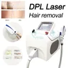 6 Fliters DPL IPL OPT LASER HASHABLEVNING ANVÄNDNING Vaskulär terapi Skinföryngring Acne BEHANDLING LASER DEPILATOR