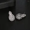 Studörhängen Bettyue Fashion Waterdrop utseende Muliticors Choice Noble Earring för Womengirls Banquet genial prydnadsfancy gåva
