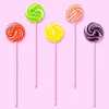 Moldes de cozimento 100 pcs 10.2cm Transparente Lollipop Sticks Reutilizáveis ​​Bolo Seguro Pop Sucker Stick para Chocolate Sugar Candy Lollypop Acrílico Rods