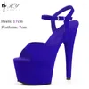 High Suede Sandals Green 17cm Super Pole Dance Party Heels Platform Wedding Peep Toe Stripper 97