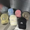 High-End Designer Womens Shade Outdoor Flash Diamond Letter Hats Men's Street Hipster Wash Made Old Justerable Ball Caps