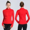 Align Lu Lu Definisci Cappotto sportivo da donna Yoga Giacche da jogging sottili Abbigliamento Vita alta Palestra Abbigliamento sportivo Giacca a maniche lunghe Abbigliamento da allenamento St 70