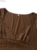 Женская футболка Женская летняя футболка y2k Fairy Grunge с короткими рукавами и V-образным вырезом с кружевной отделкой в стиле пэчворк Облегающая футболка Футболка с низким вырезом Уличная одежда L240201