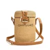 Shoulder Bags Bucket-saped pp grass casual woven womens bag retro messenger straw beacH2421