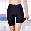 Culottes pour femmes, pantalons courts de sécurité sans couture, boxers d'été grande taille pour femmes, Shorts anti-frottements sous jupe, sous-vêtements