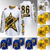 Jack Hughes 2024 Maglie All Star Connor Bedard Jeremy Swayman Psatrnak Auston Matthews Robert Thomas Aho Nick Suzuki Nathan MacKinnon Connor McDavid Forsberg