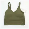 Yoga 23 Outfit Lu-20 u type back align tank tops gym cloth women women nasual regal nude sports shit
