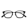 Erkekler için Optik Gözlükler Kadınlar Retro Tasarımcı Macdougal Moda Sac Metal Gözlük Çerçeve Ayrıntılı Elastikiyet Kare Stil Kutu ile Mavi Anti-Lens Plakası