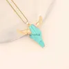 Chokers Bohemian Turquoise Beaded Necklace Zodiac Bull Head Necklace For Women Personalized Exaggerated Bull Skull Pendant Necklace YQ240201