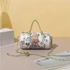 Evening BagsSpring/summer new cartoon bag female crossbody bag Graffiti bucket bag simple cylinder bag Bear letter small square bag female bag YQ240130