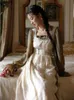 Temel gündelik elbiseler retro mori kız elbise cottage şık stil parlama kollu bandaj şifon Koreli tek parça elbise kadın tatlı doğum günü partisi vestidos yq240201
