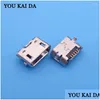 Computer Cables Connectors S 10Pcs Short Type Usb Data Charging Port Connector Scoket Jack For Asus Fonepad7 Fe170 Micro Power Drop De Ots8Y