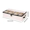 1pc Cotton And Linen Fabric Shoe Box Multifunctional Foldable Storage Box Under Bed Storage Box 240129