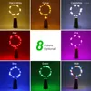 Cordas 10 pcs LED garrafa rolha luz string 1m 2m guirlanda fio de cobre vinho cortiça lâmpada de fada para feriado festa de natal decoração