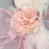 Fontes de festa dos desenhos animados gato orelha forma argola de cabelo com flor bowknot decorações titular cosplay headwear para adolescentes adulto