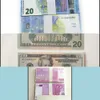 Autres fournitures de fête festives Fake Money Banknote 10 20 50 100 200 US Dollar Euros Réaliste Toy Bar Props Copie Devise Film Faux DhurkRPAE84JC
