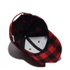 Chapeaux de fête Corée Style Plaid Coton Casquettes De Baseball Queue De Cheval Chapeau De Boule Femmes Hommes Casquette À Visière En Plein Air Snapback Réglable Hip-Hop Visière Chapeau Dhnhb