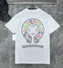 chrome T shirt Designer Mens T Shirt chromees heart CH Script Multicolor Quality Brand Crew Neck asual Horseshoe San Chromees Hearts 6661 9696