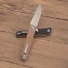 G2401 Flipper Couteau pliant D2 Lame satinée CNC Micarta Poignée Camping en plein air Randonnée Roulement à billes Ouverture rapide EDC Couteaux de dossier de poche