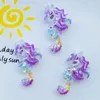 Craft Tools 10 Pcs Cute Shiny Cartoon Ocean Series Bear Back Resin Scrapbooking DIY Jewelry Earwear Decoration Accessories