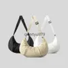 Shoulder Bags Casual obos Nylon Crossbody for Women Padded Soulder Bag Large Capacity Puffer Messenger Trendy Female Purses 2023H2421