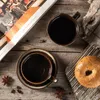 Kupalar Japon espresso fincanları vintage kahve kupa tazas de ceramica creativas çevre dostu arkadaşlar Canecas Türkçe