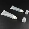 wholesale 10Pcs 5ml/10ml Refillable Empty Cosmetic Tubes Lip Gloss Clear Containers Makeup Tools